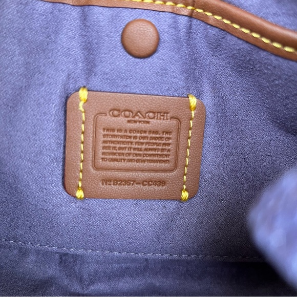 Coach Luna Shoulder Bag in colour Light Violet - Picture 8 of 8